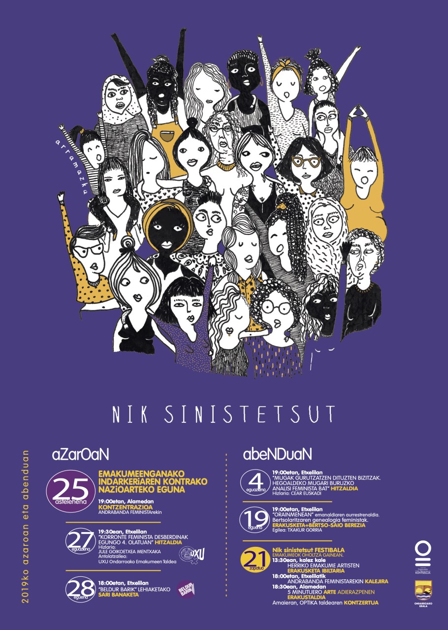 2019-11-25 emakuminganako indarkeixan kontrako egune