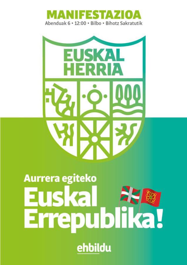 EUSKAL ERREPUBLIKA abenduak 6 manifi