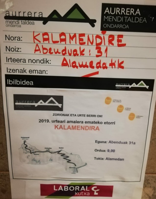kalamendire 2019ko azkan egunin